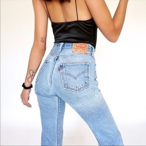 Levi’s Vintage 501’s.